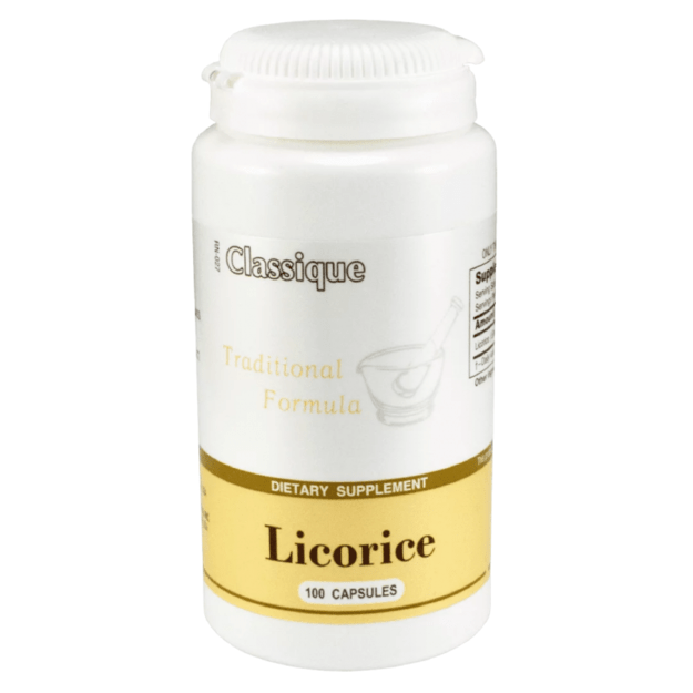 Licorice 100 kaps. Maisto papildas